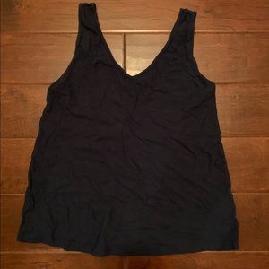 Lilly Pulitzer navy cotton tank